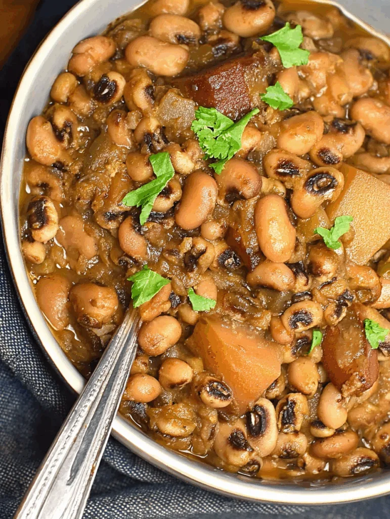 Slow Cooker Vegan Black Eyed Peas Stew