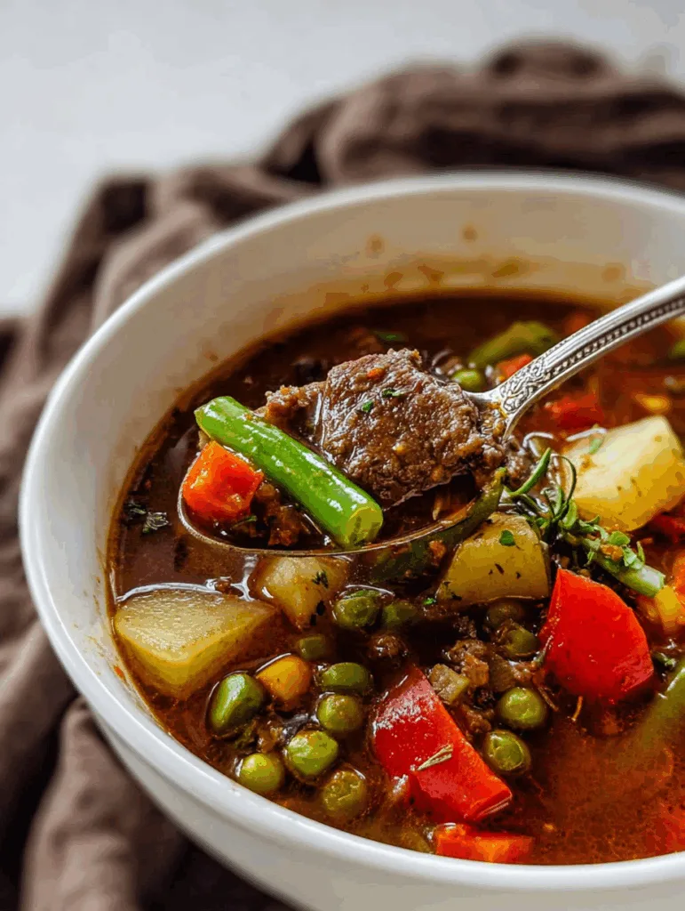 Vegetable Beef Soup