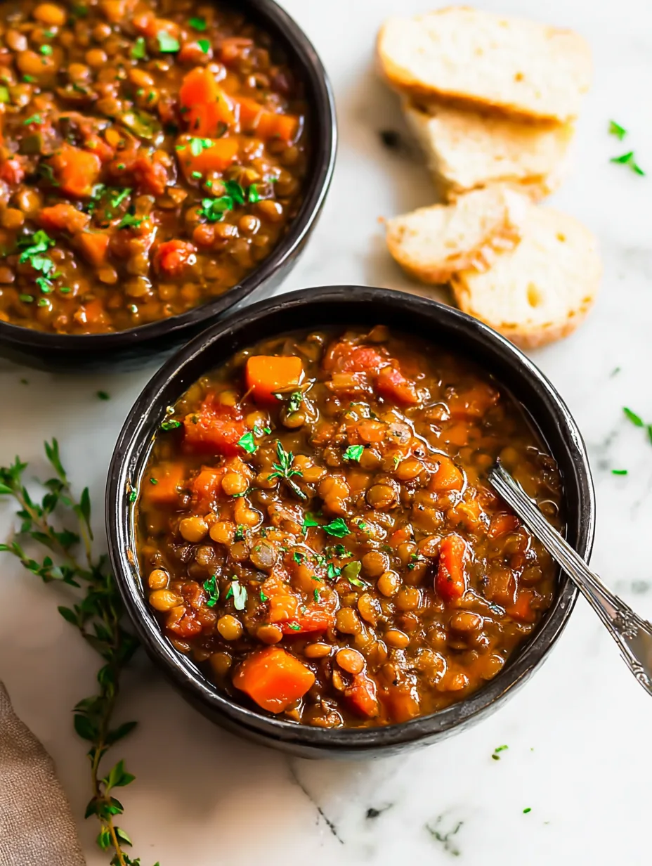 Vegetable & Lentil Crockpot Stew