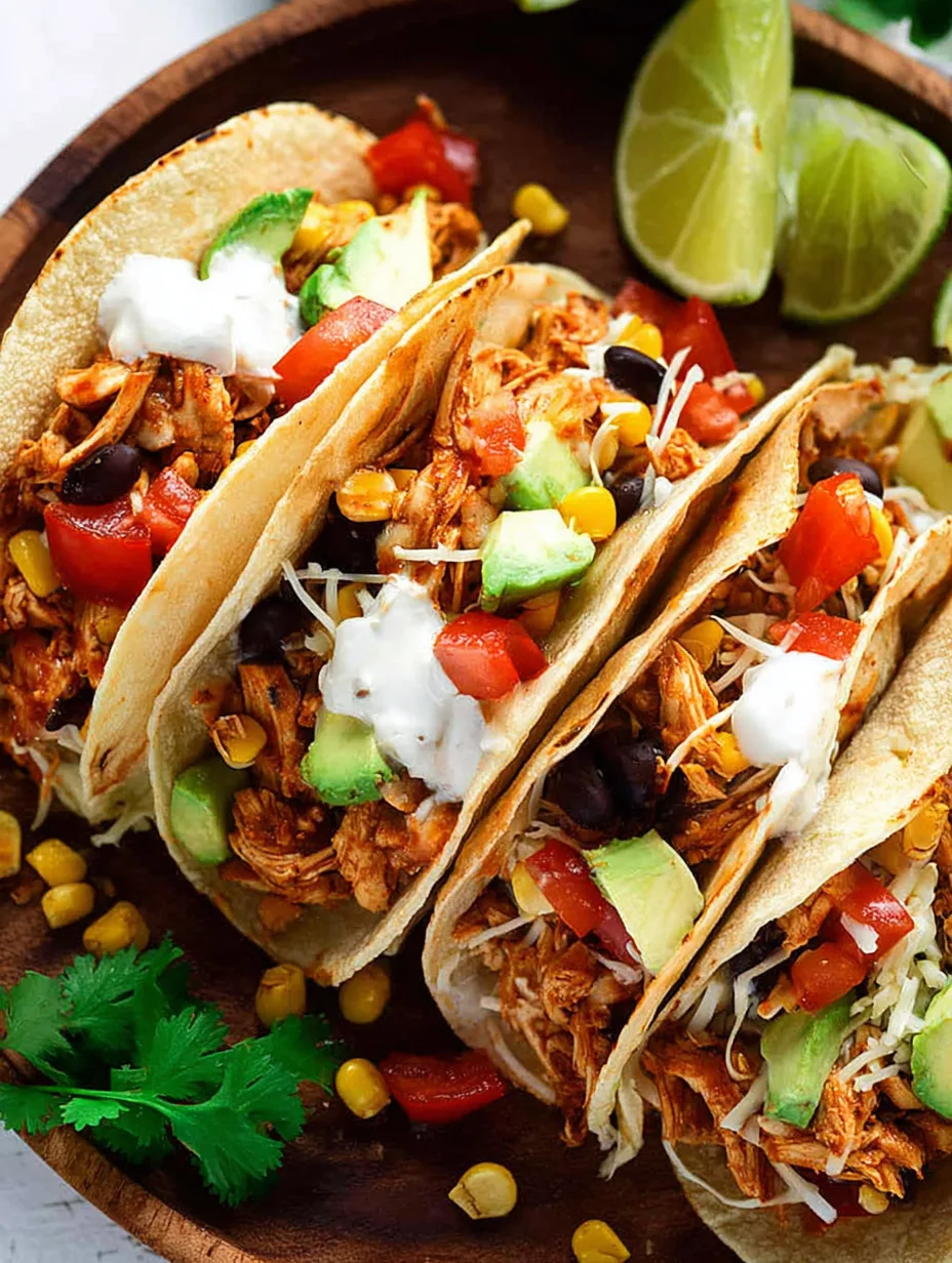 Dump & Go Chicken Taco Crockpot Dinner