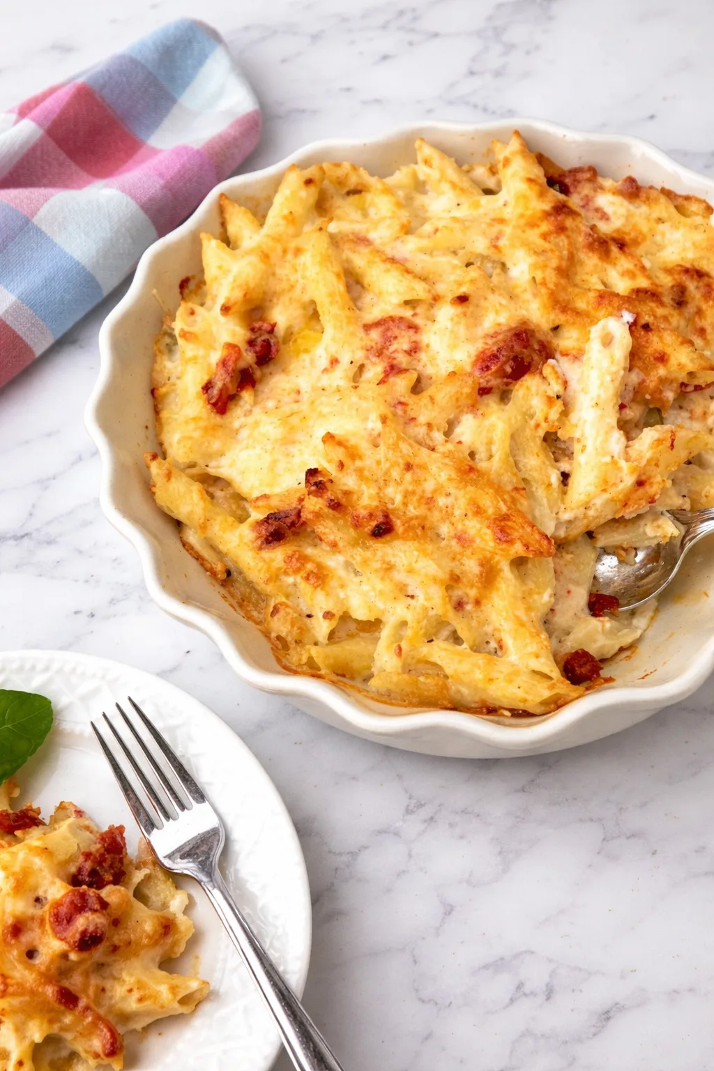 Baked Cheesy Chicken Penne