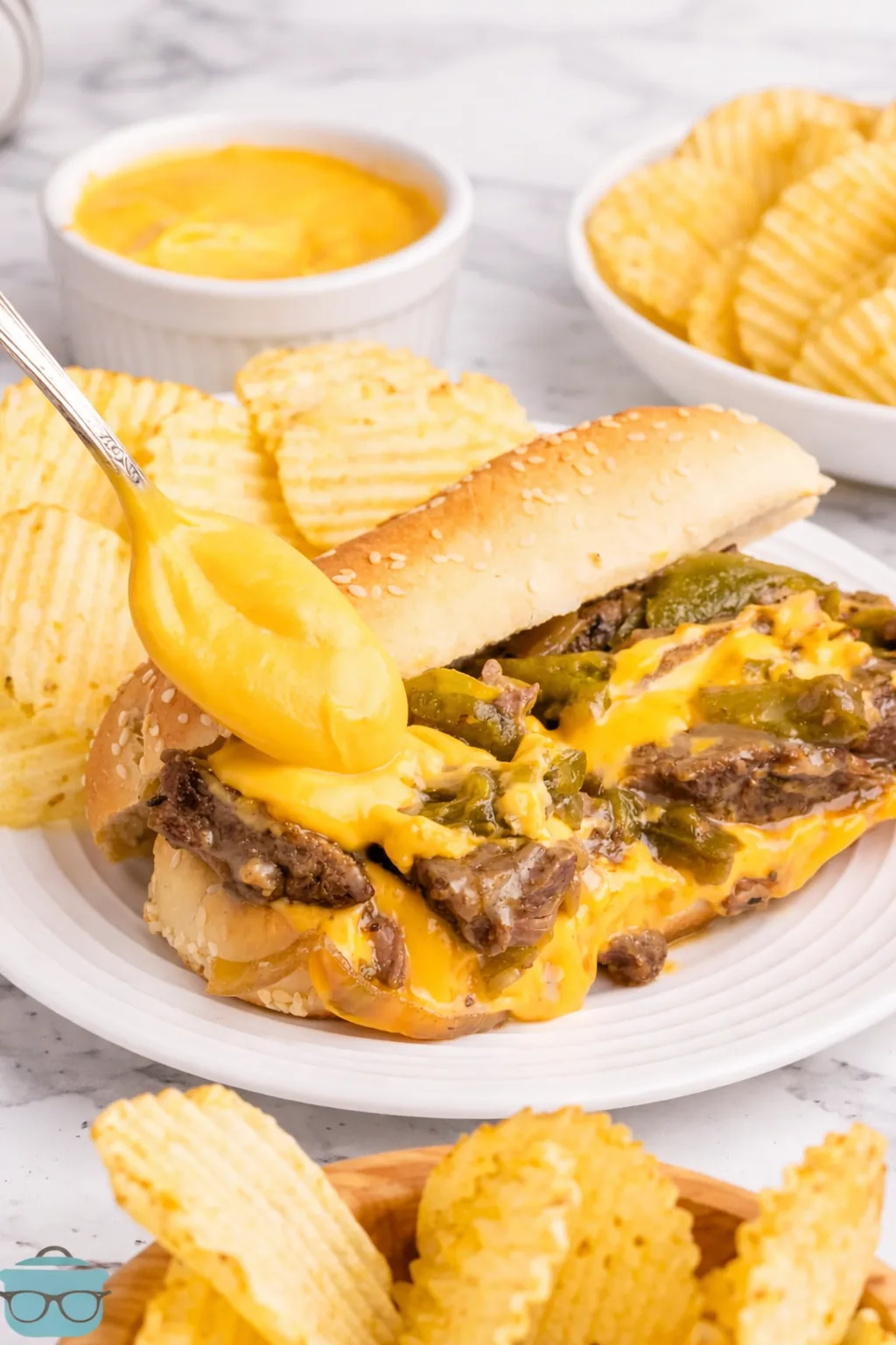 Crockpot Philly Cheesesteak