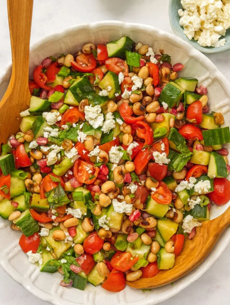 Black Eyed Pea Salad with Lemon and Herbs