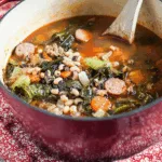 Black Eyed Pea and Collard Green Soup