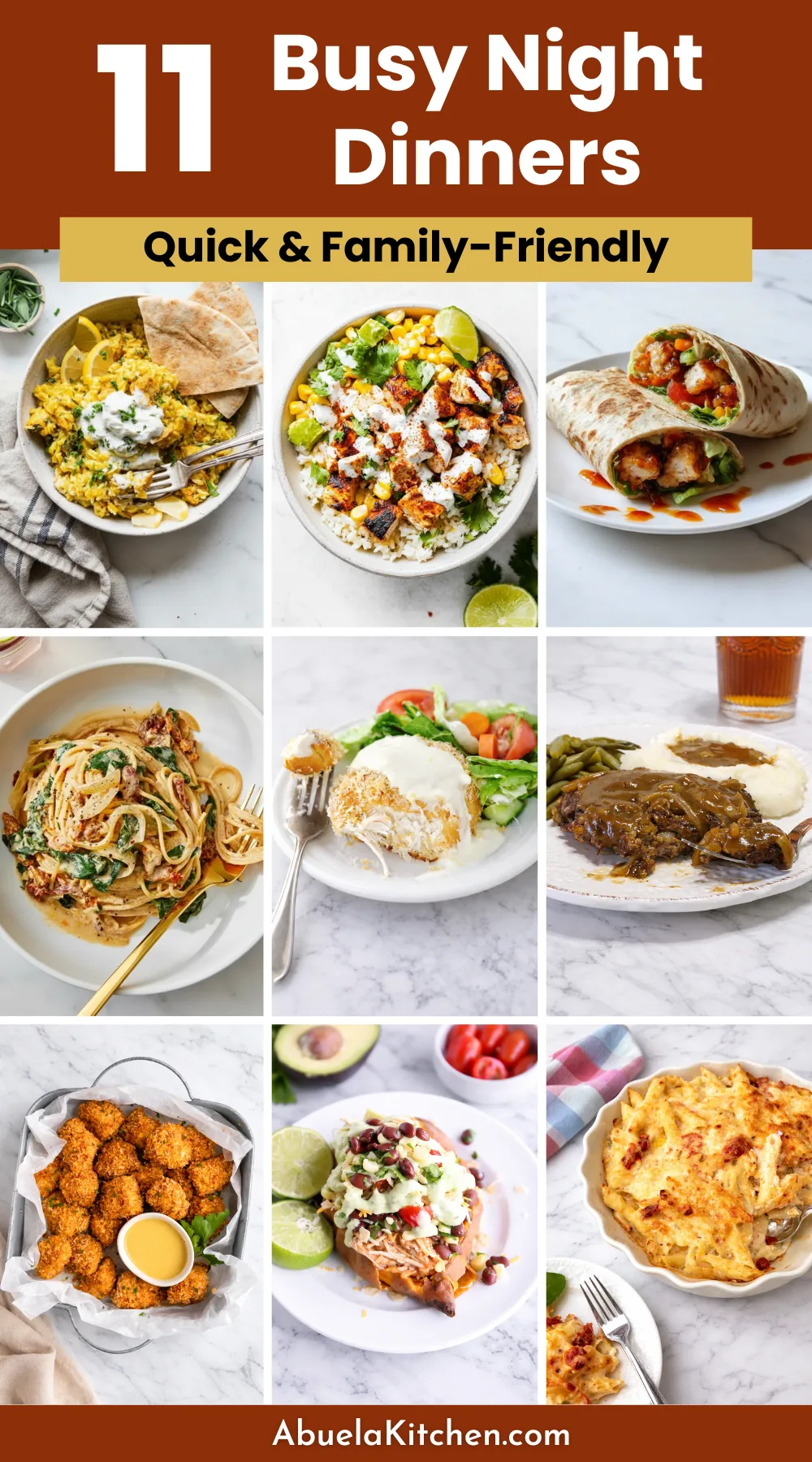 11 Easy Dinner Recipes for Busy Weeknights