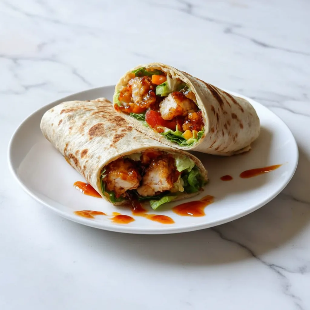 Sweet Chili Chicken Wraps