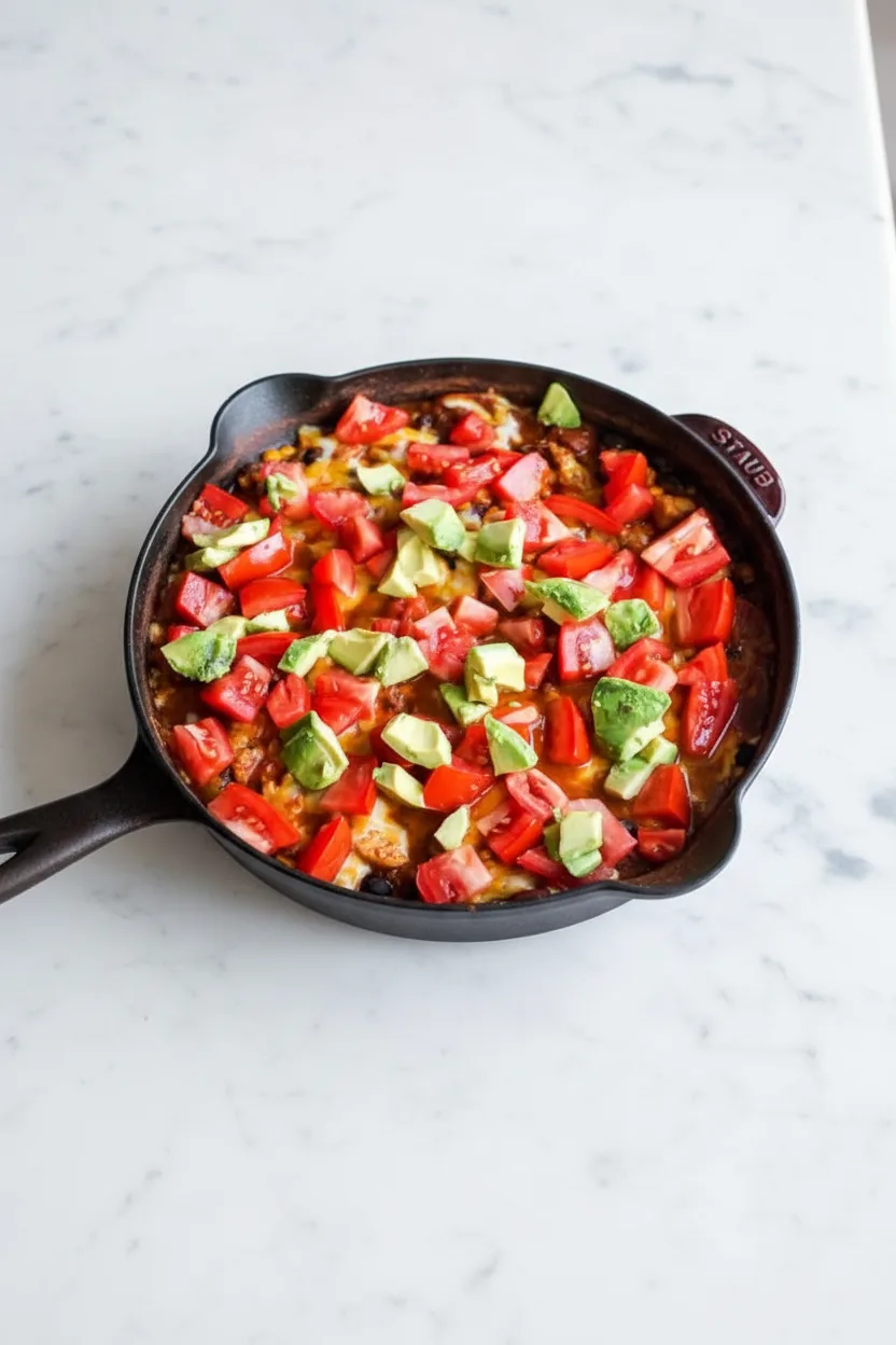 Healthy Chicken Burrito Meat Skillet