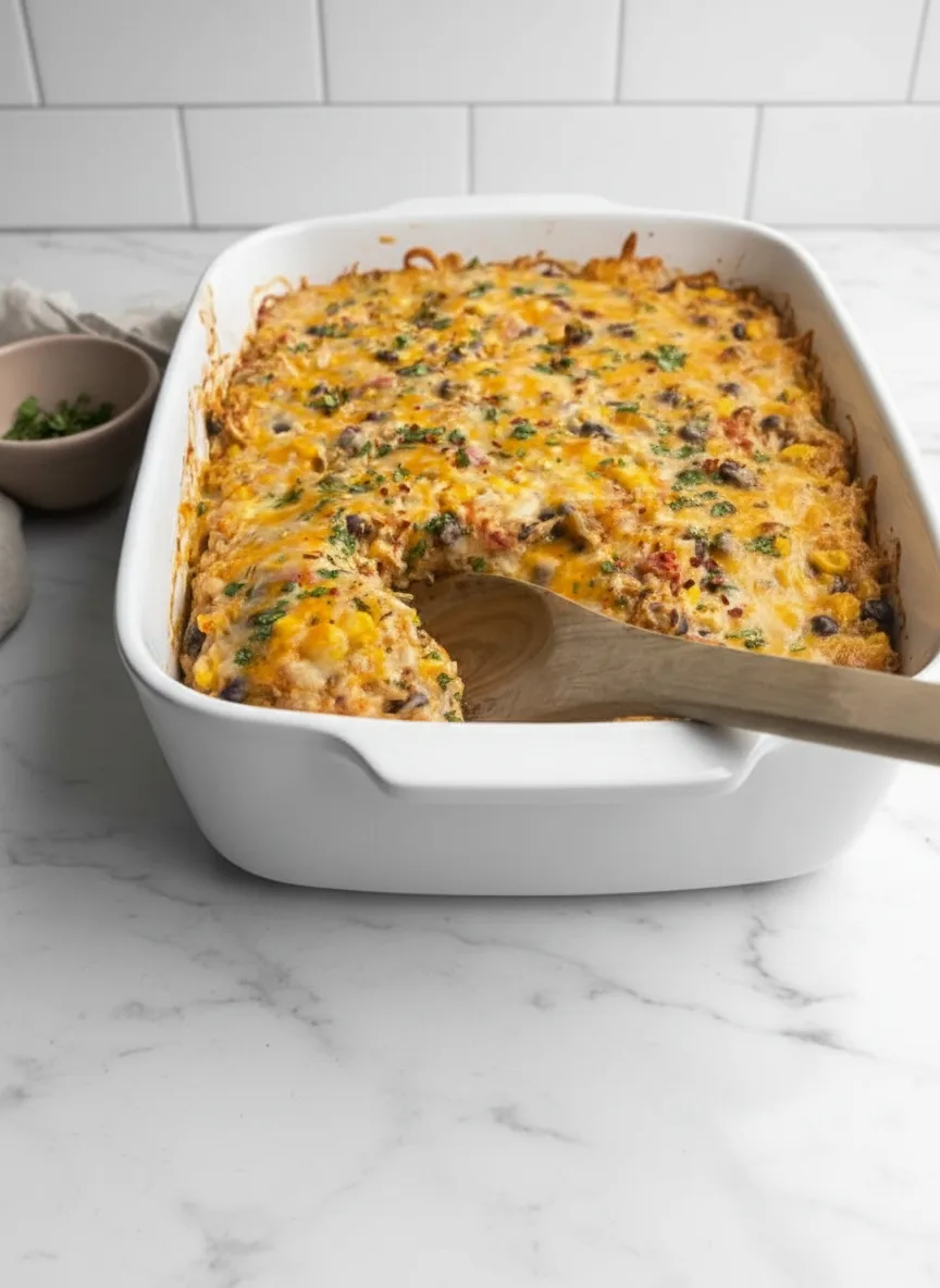 Southwest Chicken & Rice Casserole