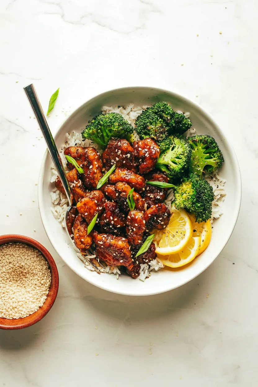 Sticky Honey Lemon Chicken