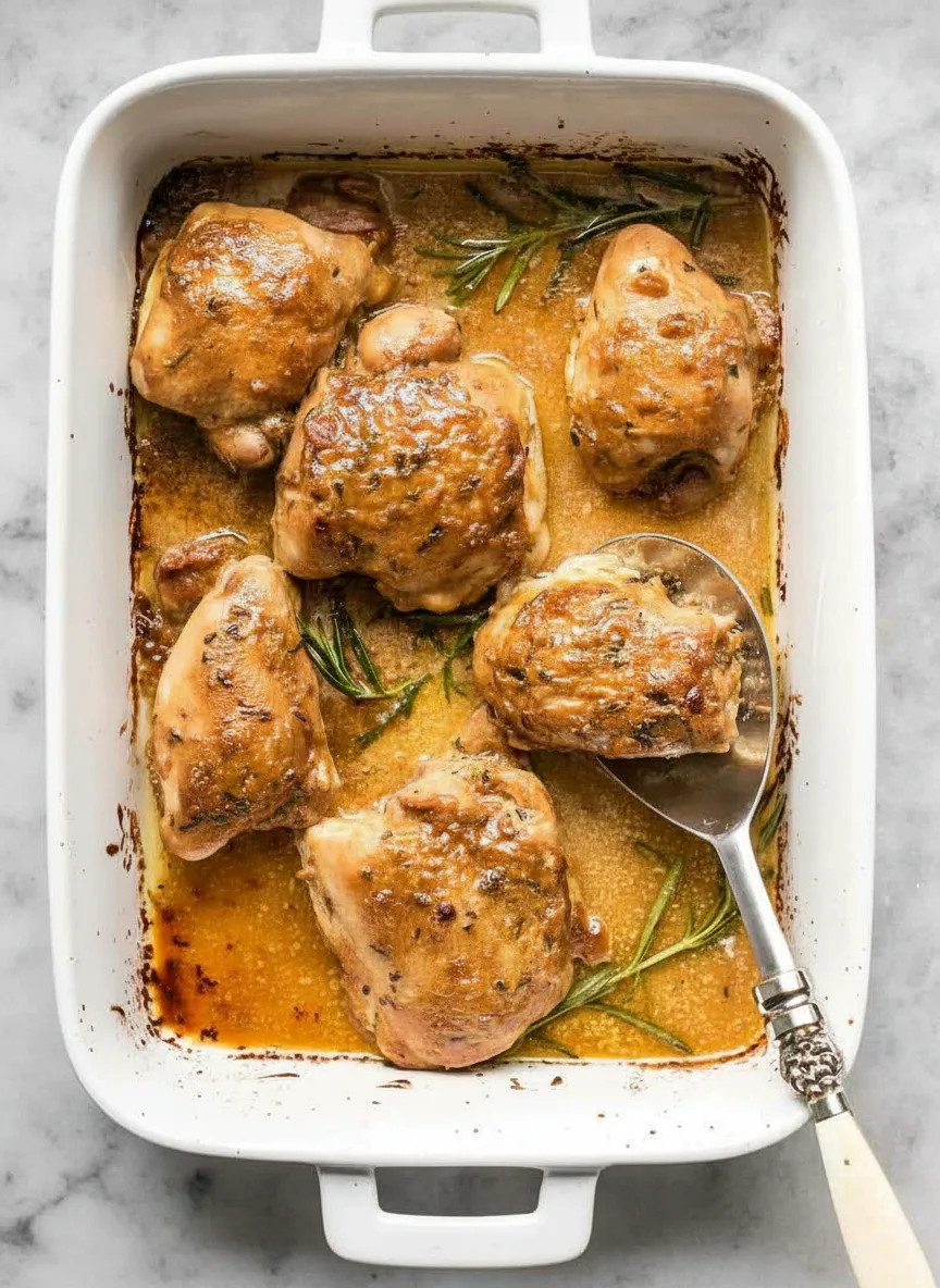 Maple Dijon Chicken Thighs