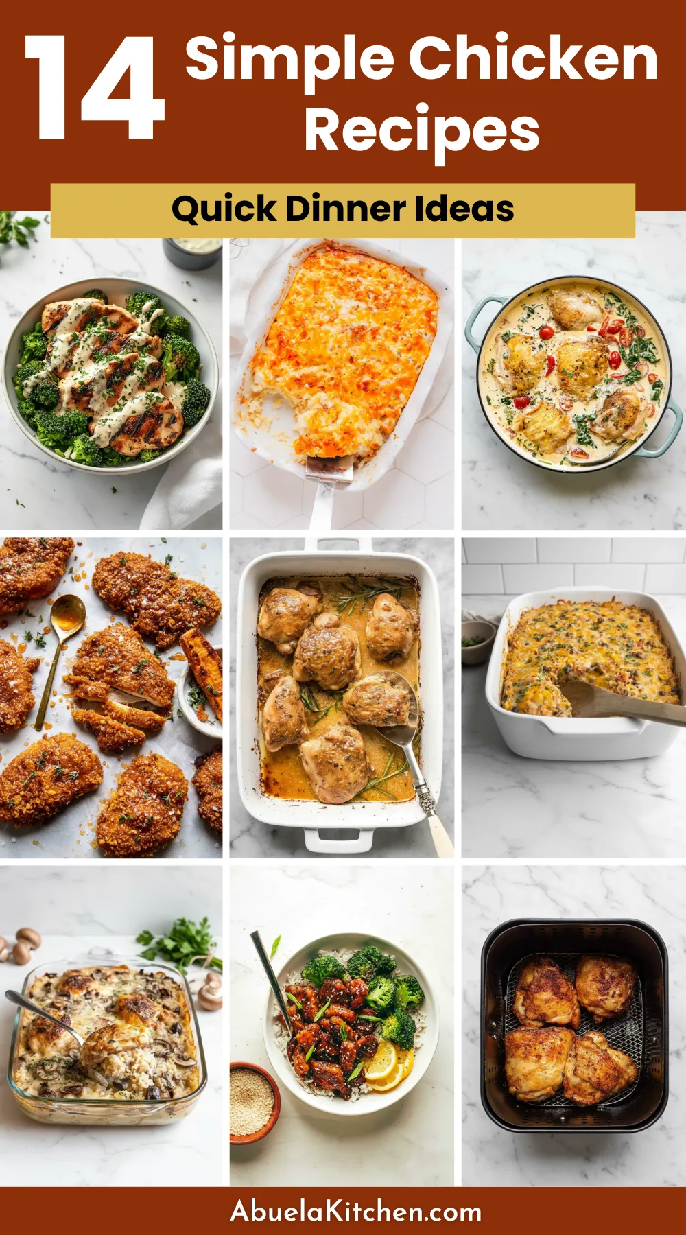 14 Simple Chicken Recipes for Quick Dinners