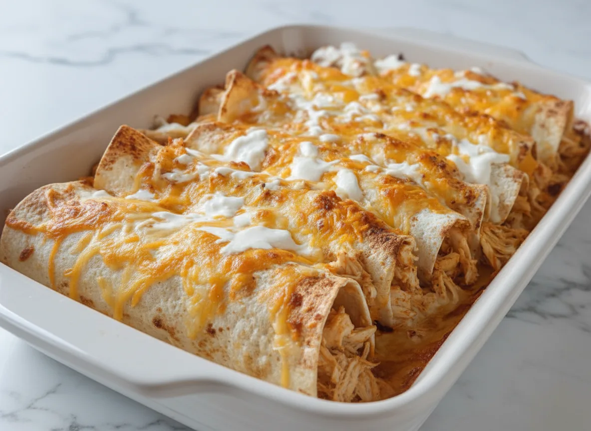 38g Protein Chicken Enchiladas