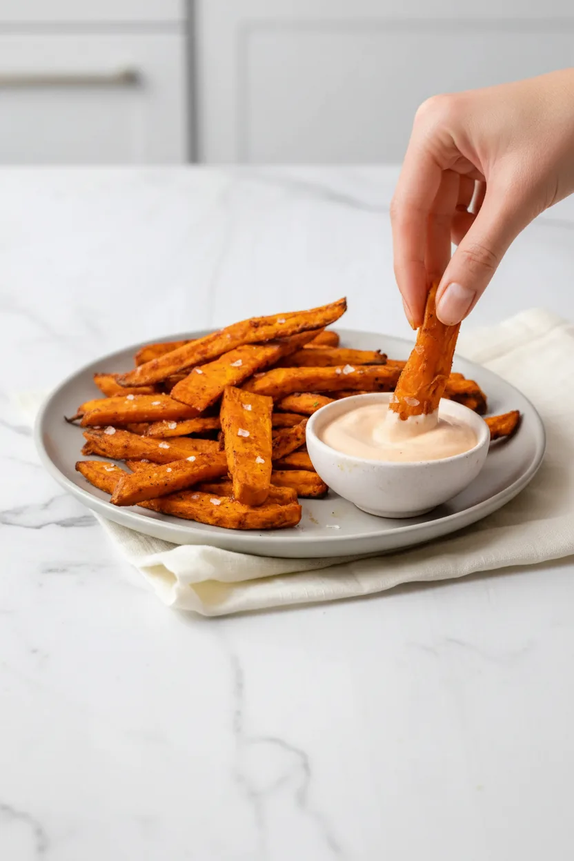 Crispy Oven Baked Sweet Potato Fries