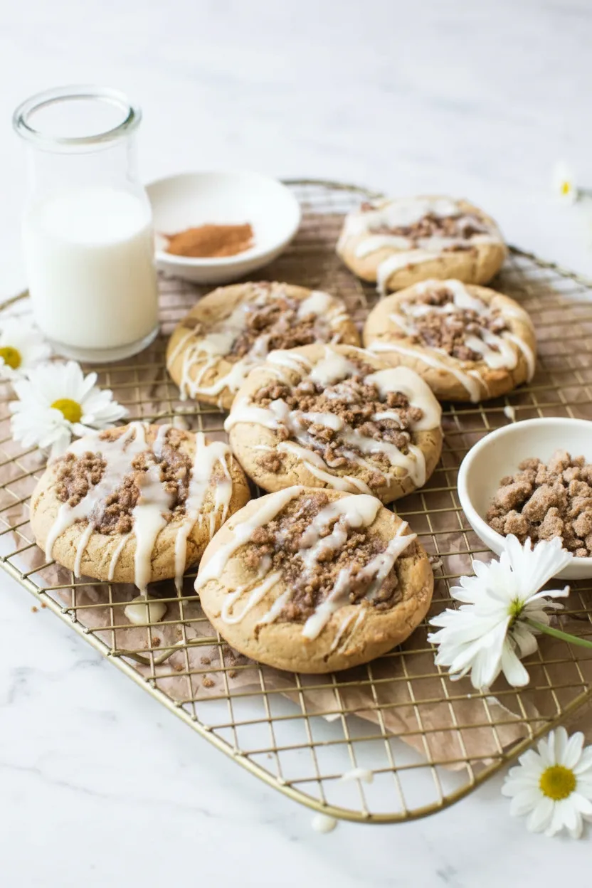 Dreamy Coffee Cake Cookies