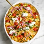Dump-and-Bake Chicken Tzatziki Casserole