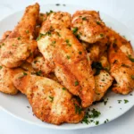 Easy unbreaded air fryer chicken tenders