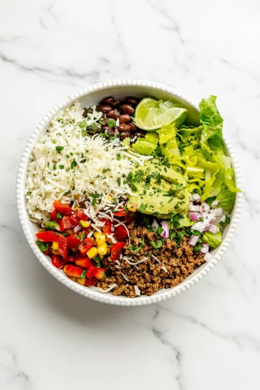 Ground Beef Burrito Bowl