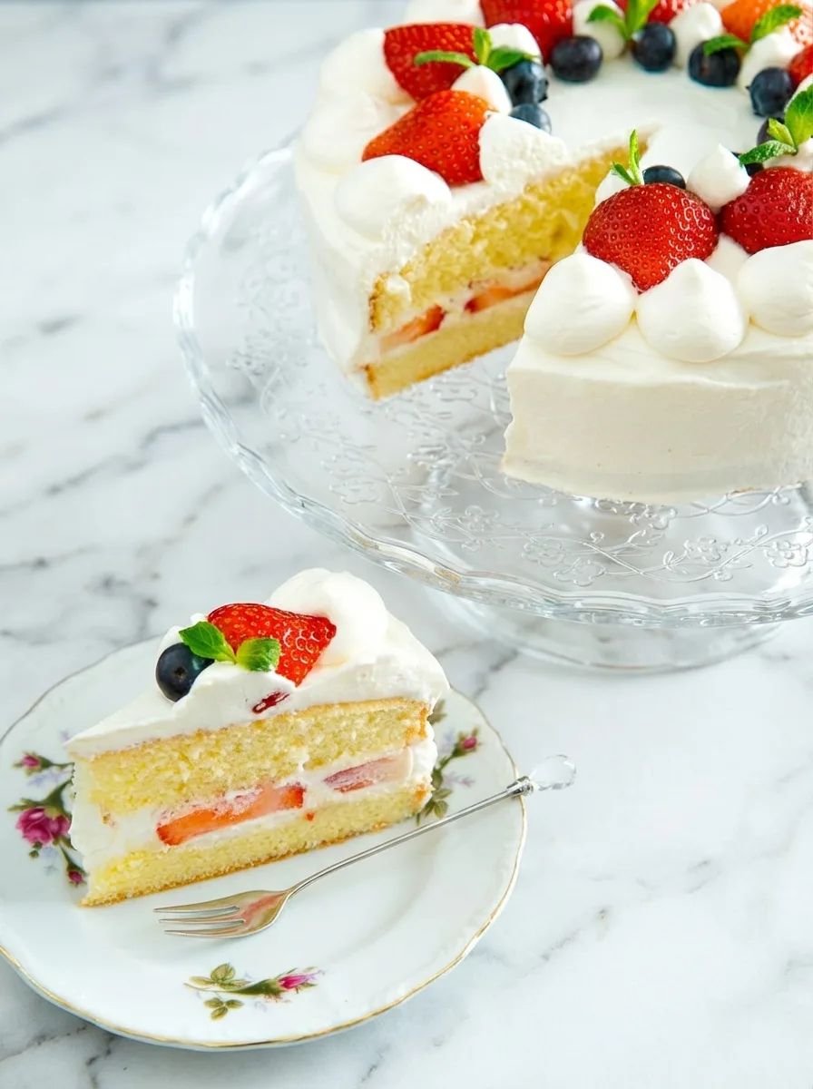 Japanese Strawberry Cake
