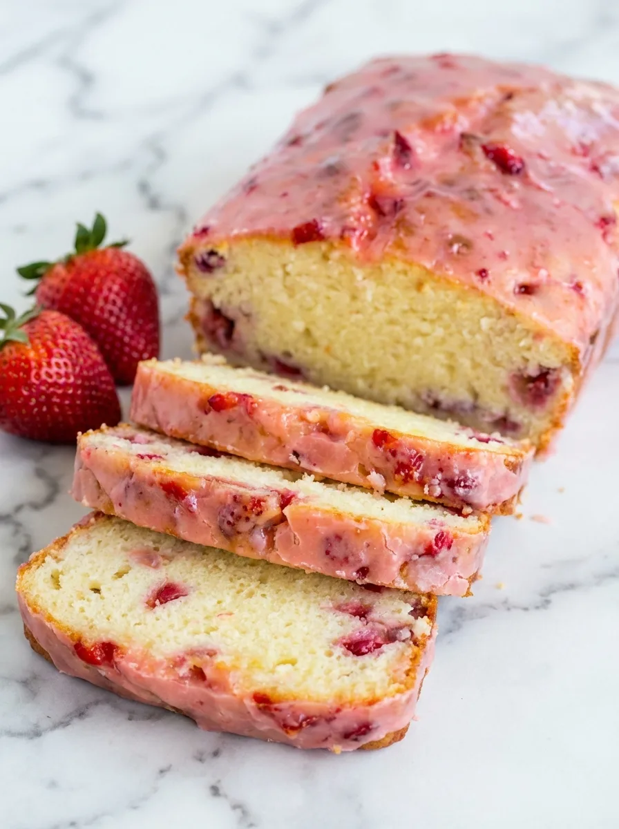 Strawberry Pound Cake