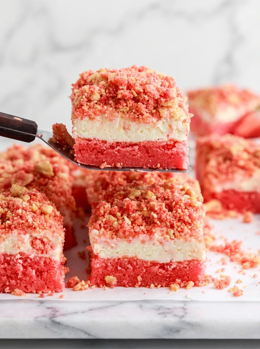 Strawberry Cheesecake Brownies