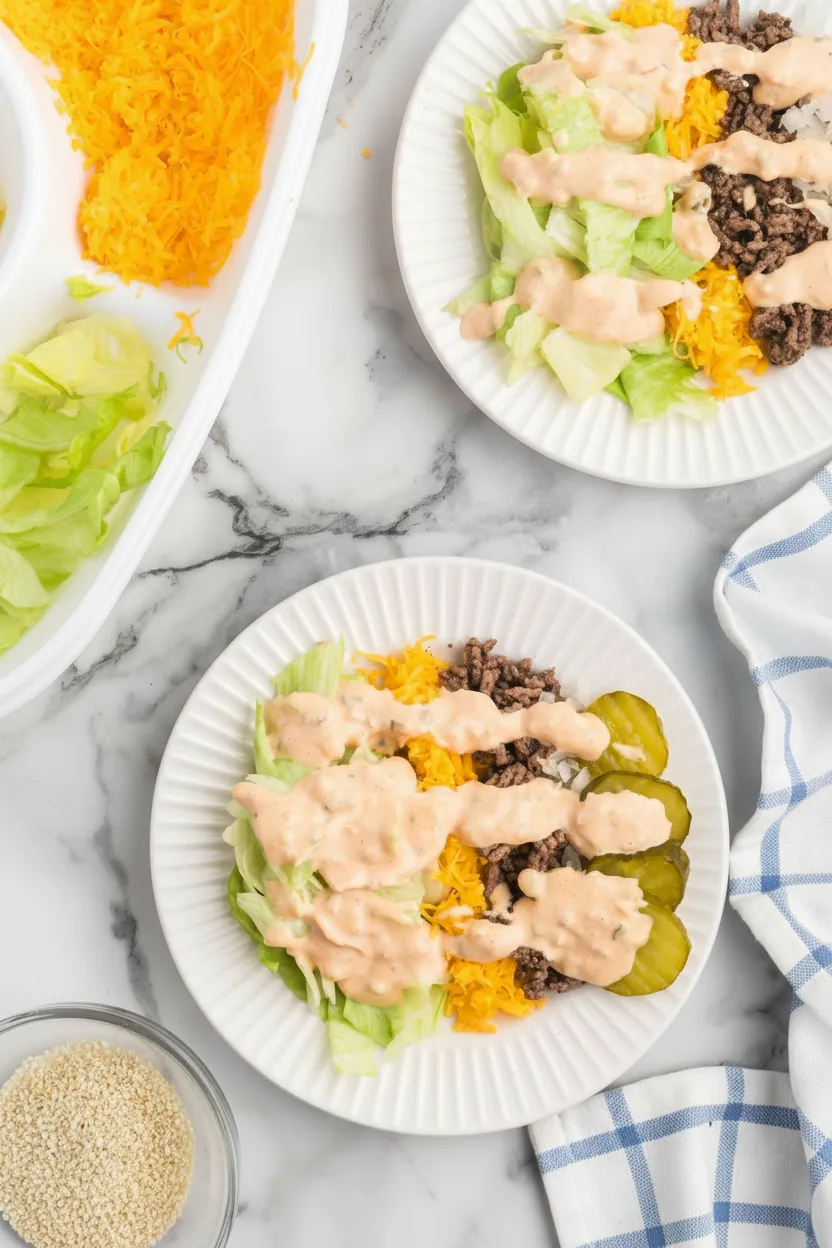 Easy Big Mac Salad