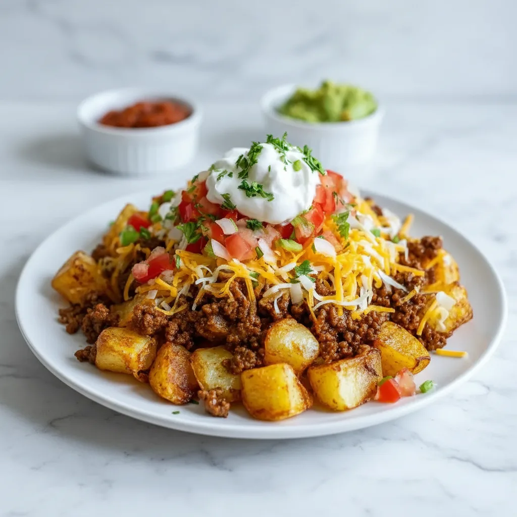 Cheesy Taco Potatoes