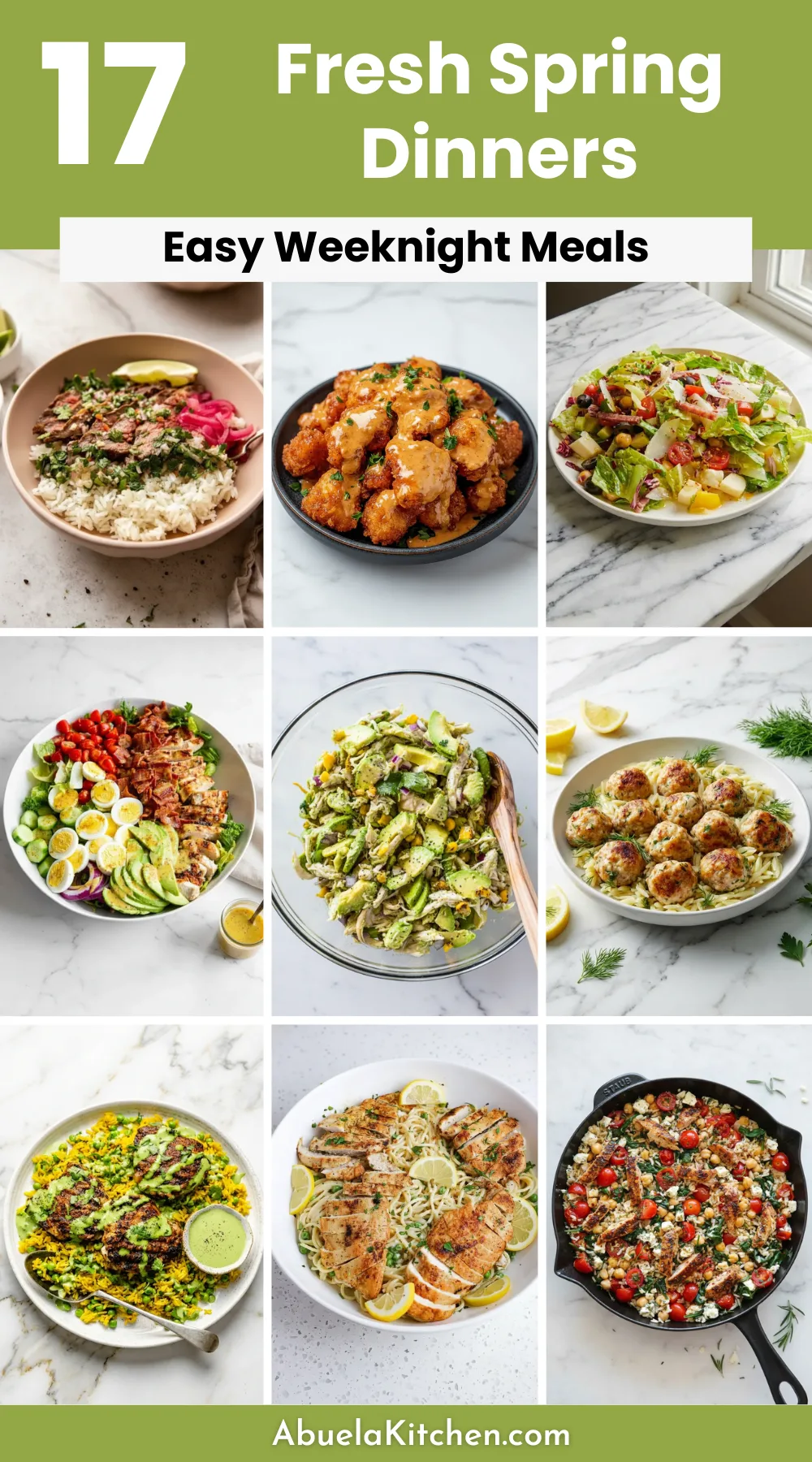 17 Fresh Spring Dinner Ideas for Easy Weeknight Meals