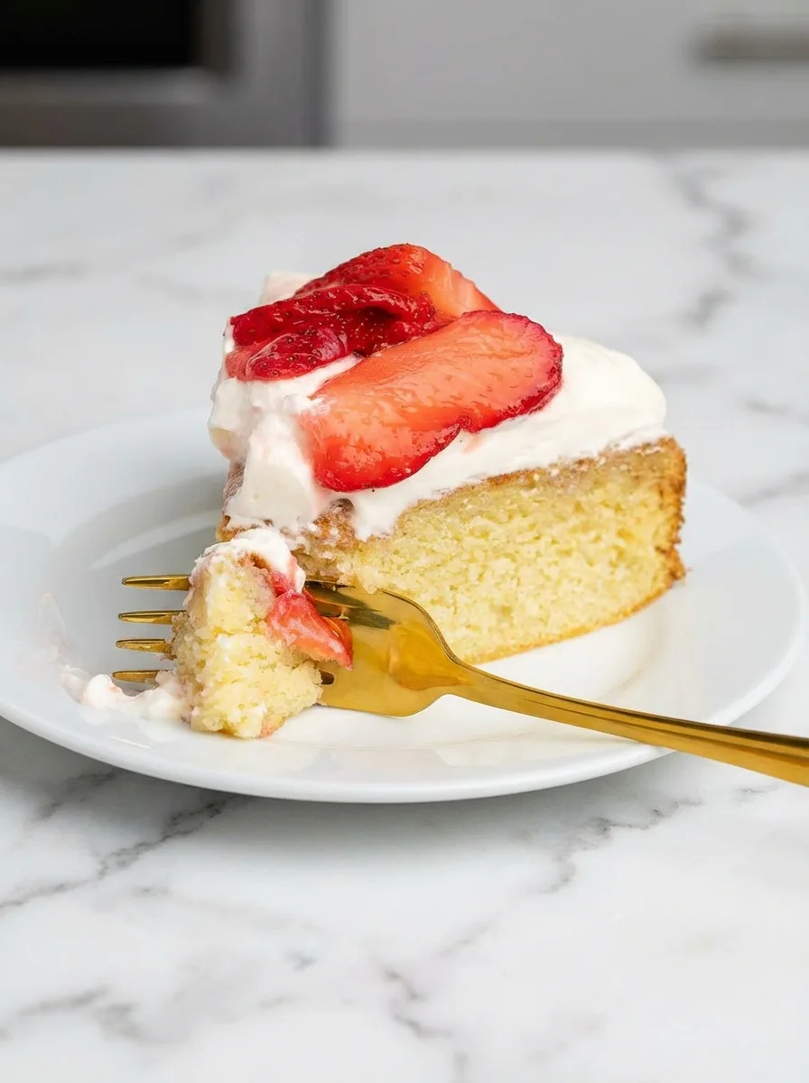Gluten Free Strawberry Shortcake Cake