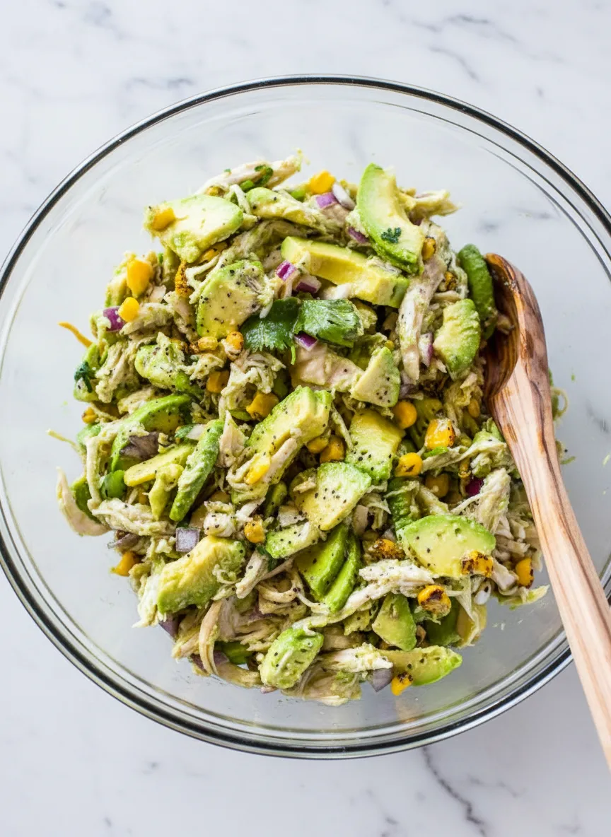 Healthy Avocado Chicken Salad