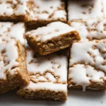 Iced Oatmeal Cookie Bars