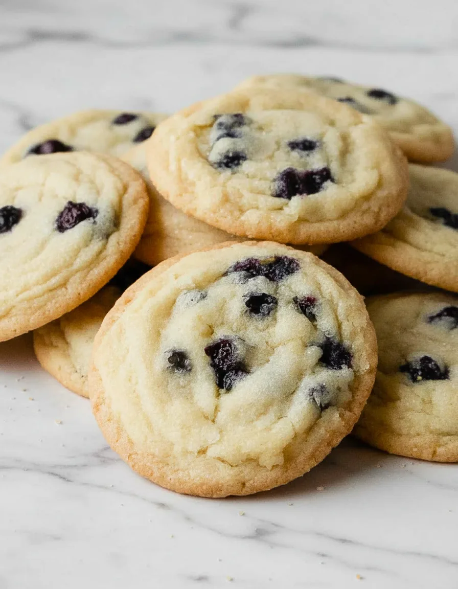 Lemon Blueberry Cookies (Soft and Chewy)