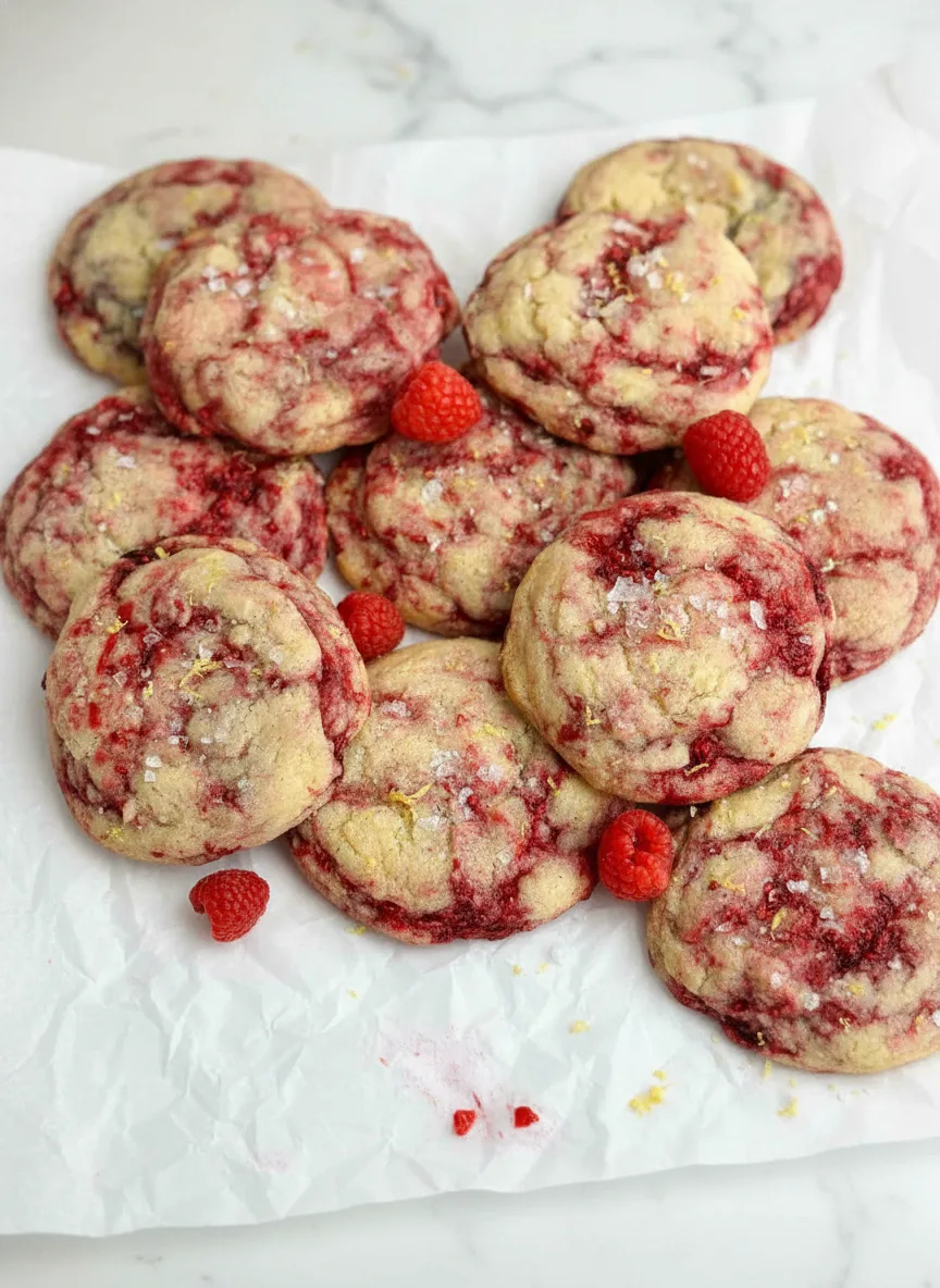Lemon Raspberry Cookies