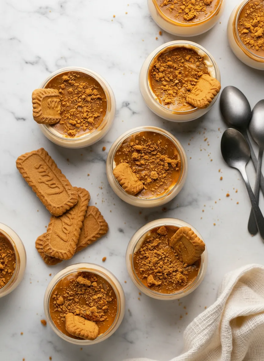 No-Bake Biscoff Cheesecake Cups