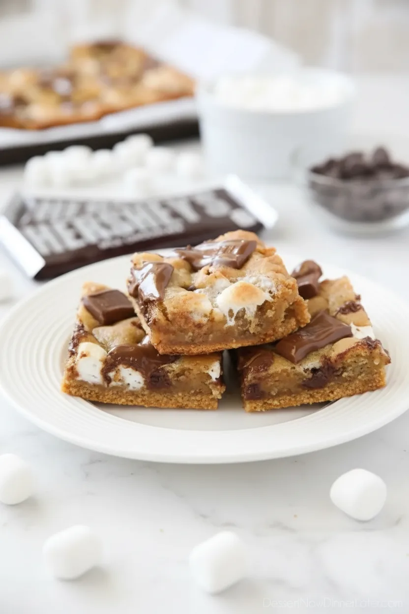 S’mores Cookie Bars