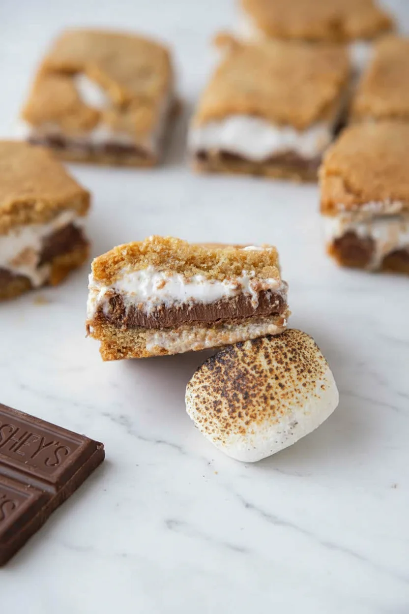 The Best s'mores cookie bars