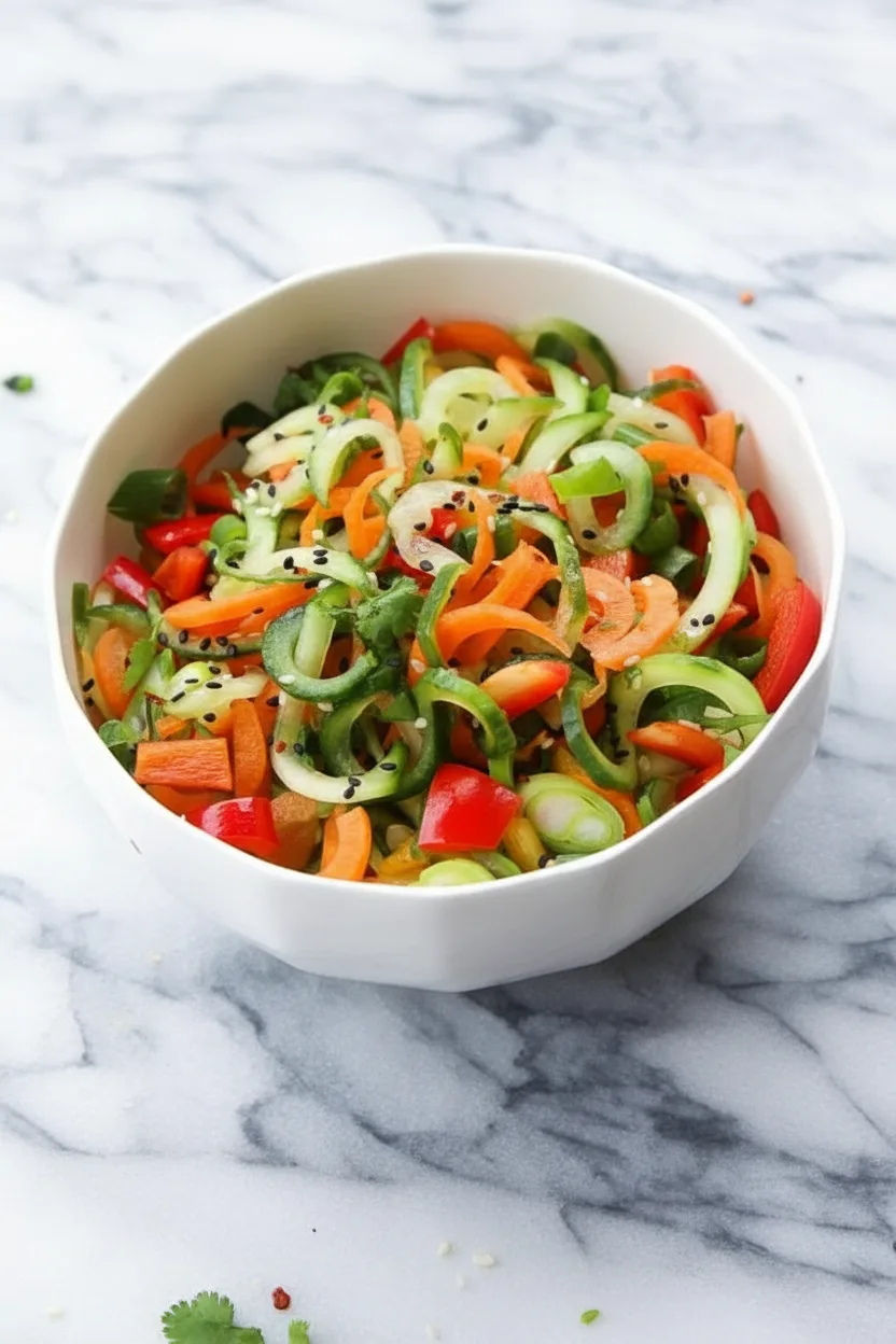 Asian Cucumber Sesame Salad
