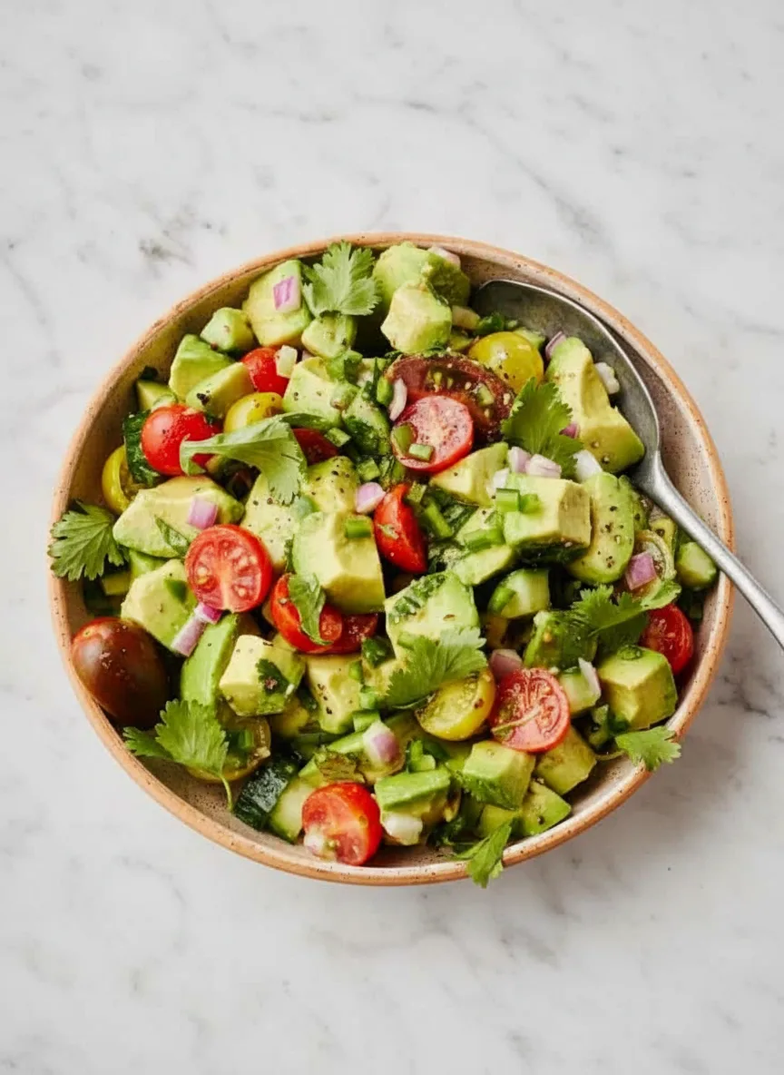 Avocado Lime Fresh Salad