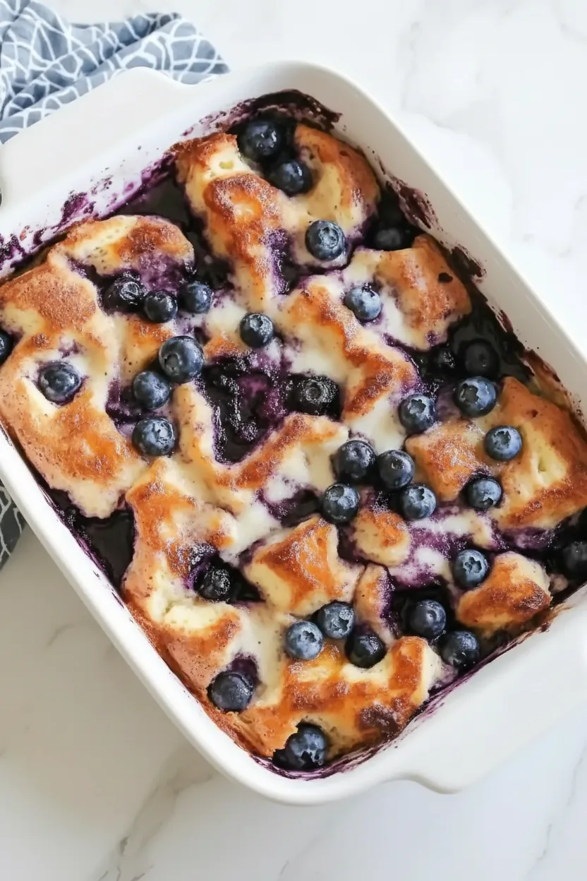 Best Blueberry French Toast Casserole
