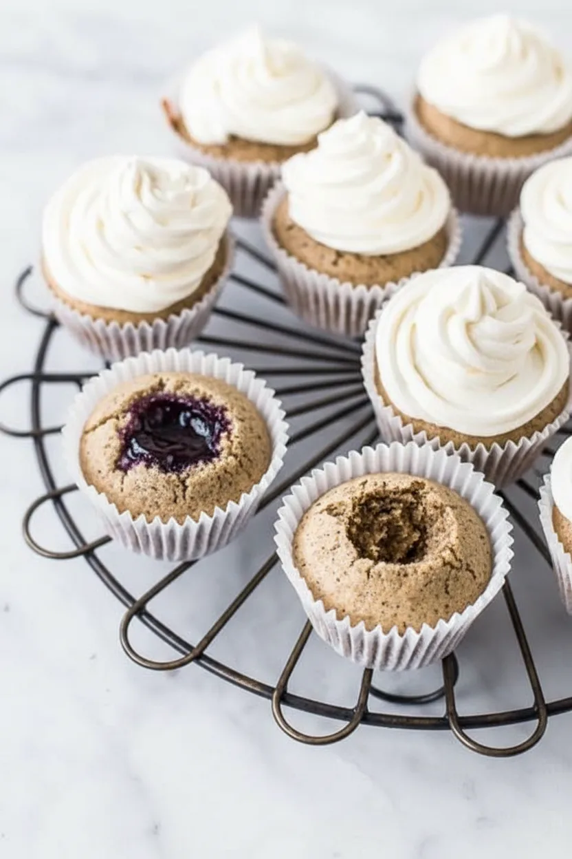 Blackberry Earl Grey Cupcakes