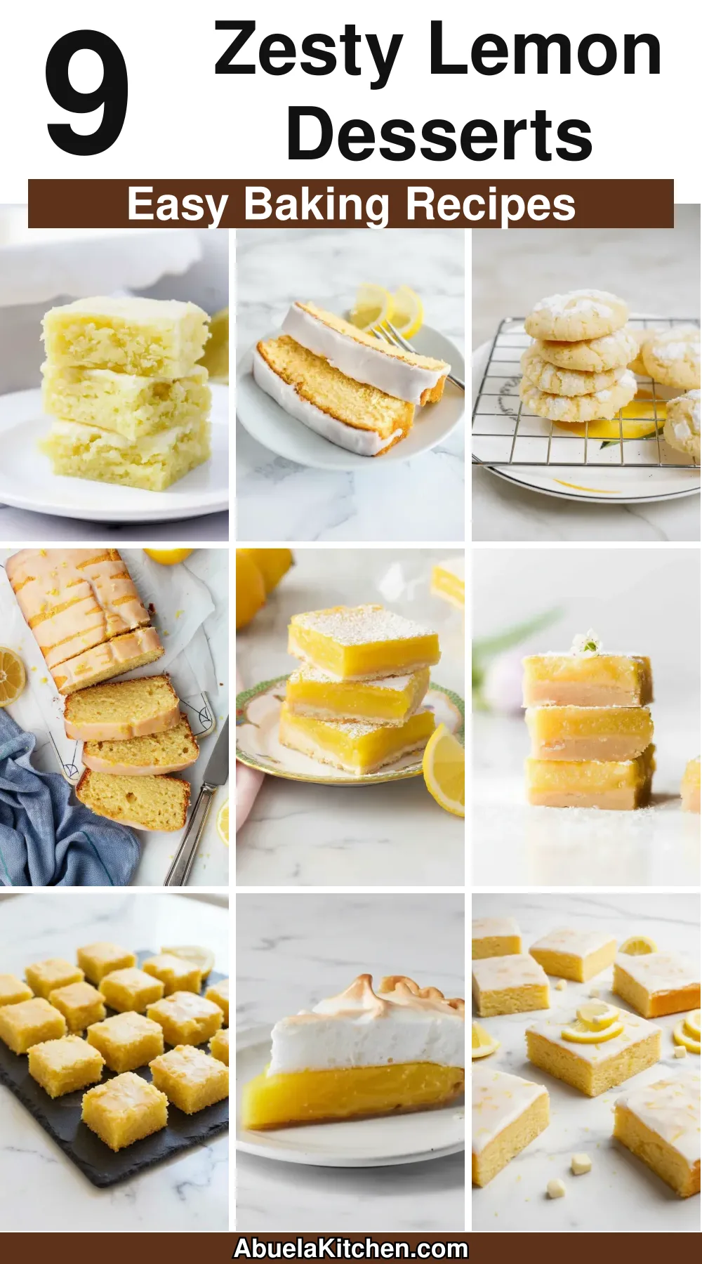 9 Bright and Tangy Lemon Desserts Recipes for Any Occasion
