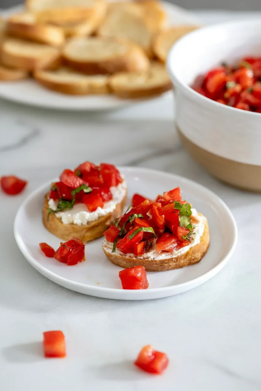 Classic Tomato Bruschetta Dip