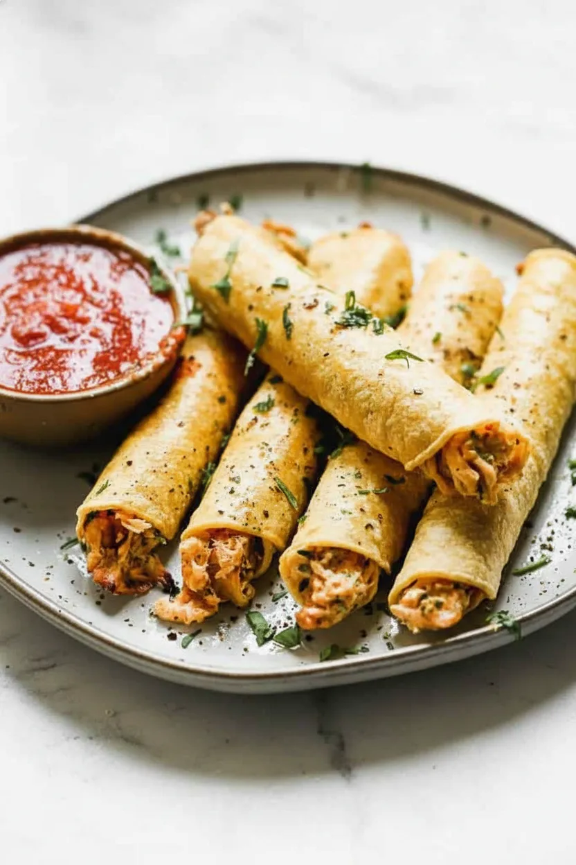 Crispy Chicken Taquitos