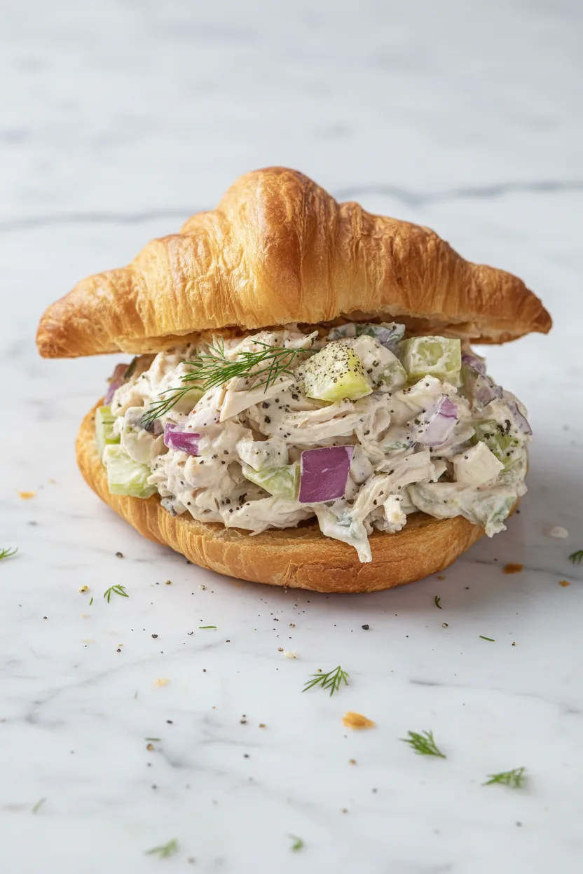Crunchy Dill Pickle Chicken Salad