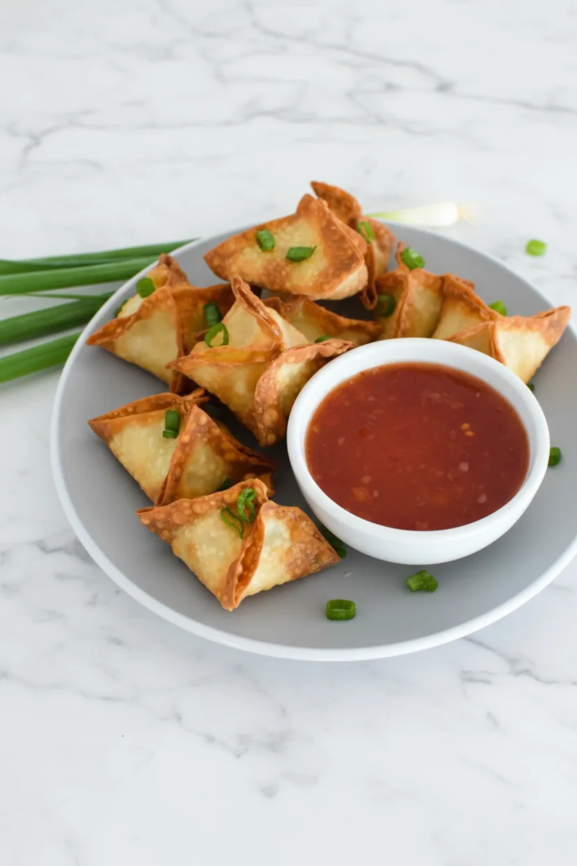 Healthy Air Fryer Crab Rangoon