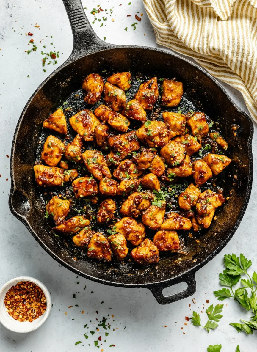 Honey Garlic Chicken Bites