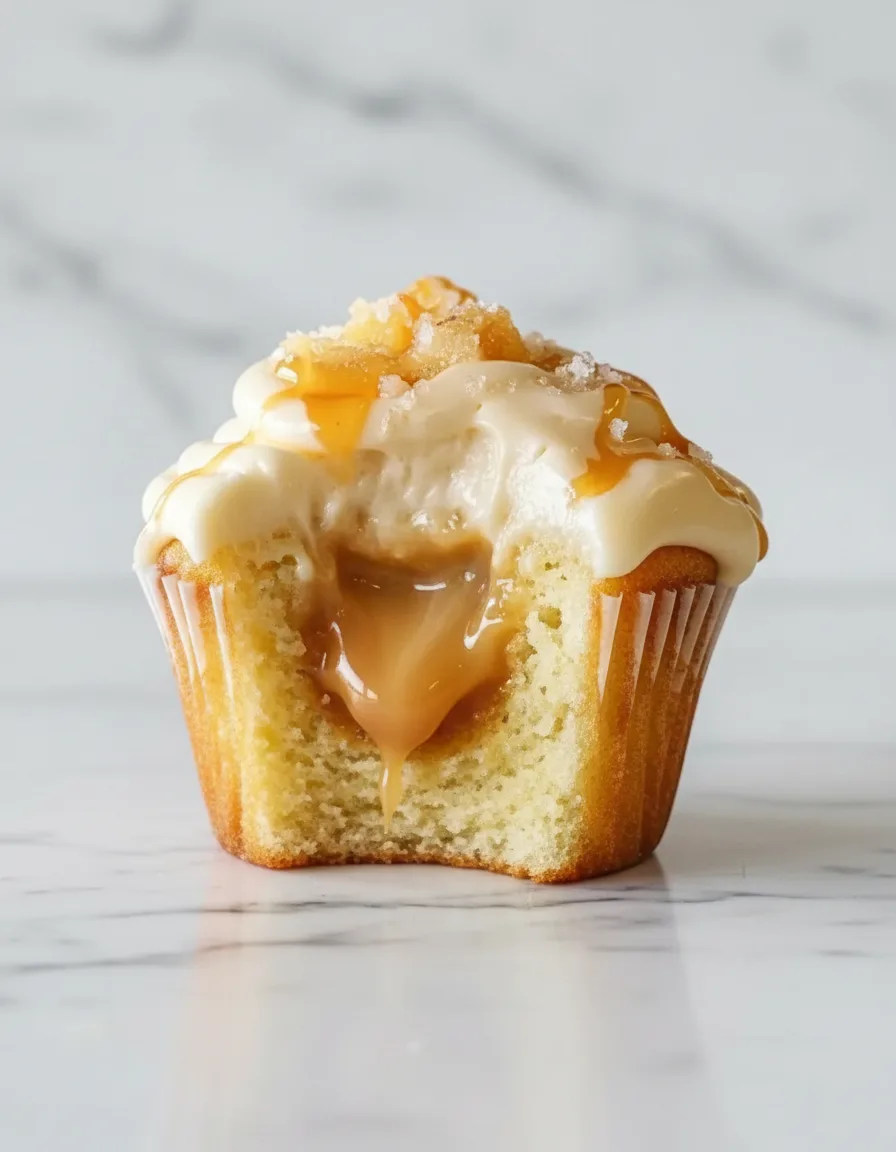 Honey Peach Cream Cheese Cupcakes