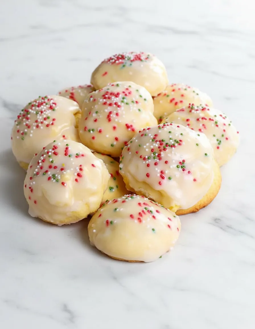 Iced Italian Lemon Cookies