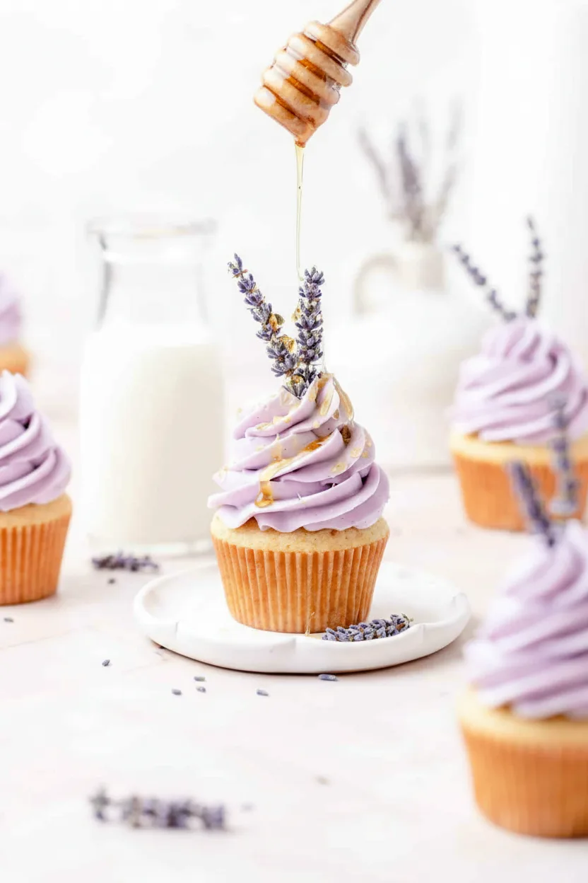 Lavender Honey Cupcakes