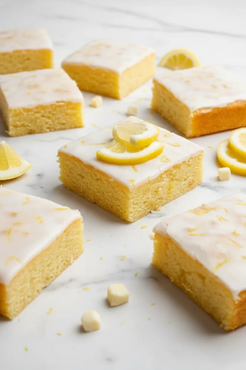 Lemon Brownies for Two