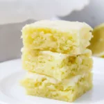 Lemon Brownies with Glaze